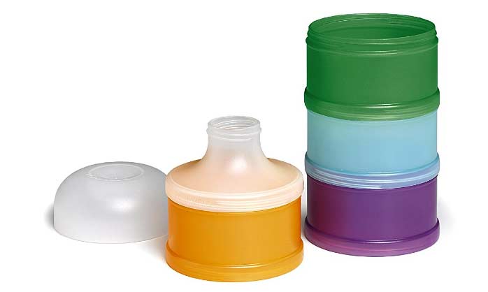 Recipiente de almacenamiento de leche de fórmula en polvo para bebés en polvo y antirvioleta Dispensador de leche en polvo con frasco para bebés para bebés y niños pequeños Sin BPA,brown,S